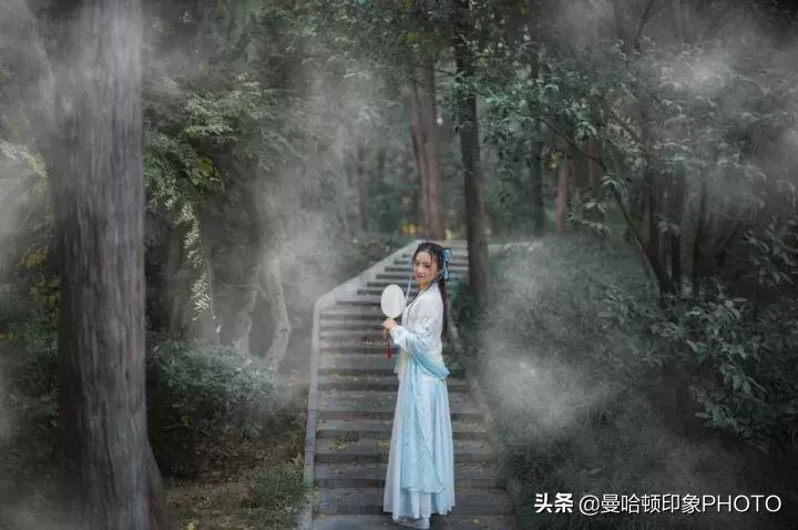 简单3步把照片p成水墨画,ps古风照片p图教程