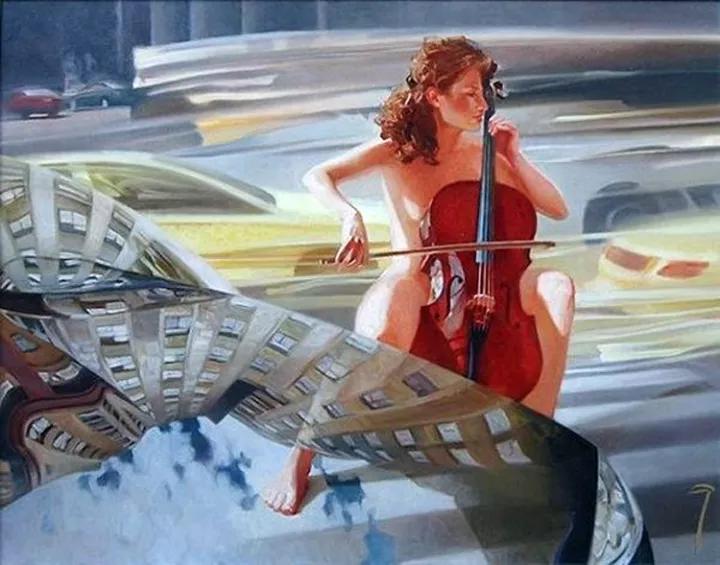 俄罗斯画家维克多风景油画,俄罗斯画家希施金的森林油画