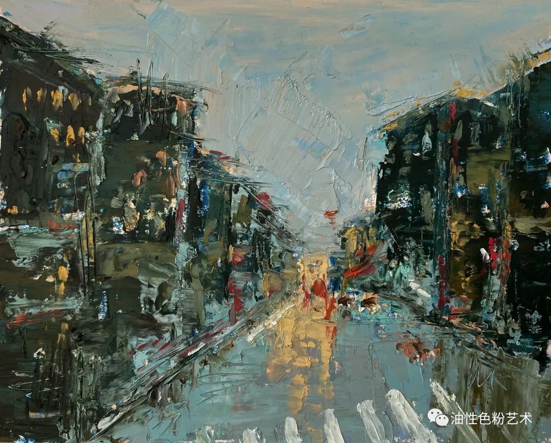 油画棒画苹果和真的一样,油画棒绘画超高级