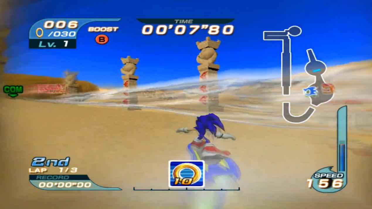 世嘉刺猬索尼克速通,索尼克滑板竞速