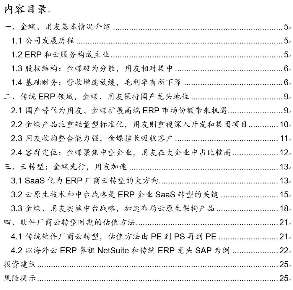 用友和金蝶的对比分析,用友与金蝶谁更胜一筹