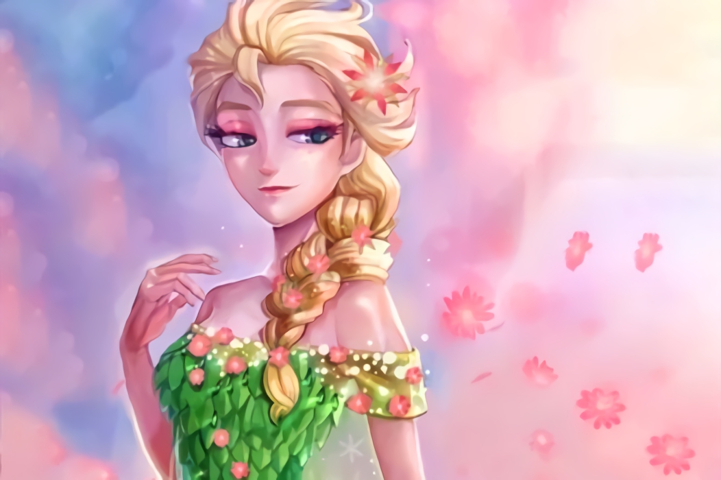 最好看的艾莎公主图,不同版本的艾莎公主画