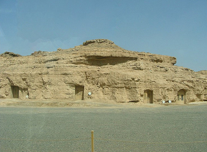 敦煌雅丹魔鬼城景观,大西北七彩丹霞地貌风景绝美震撼