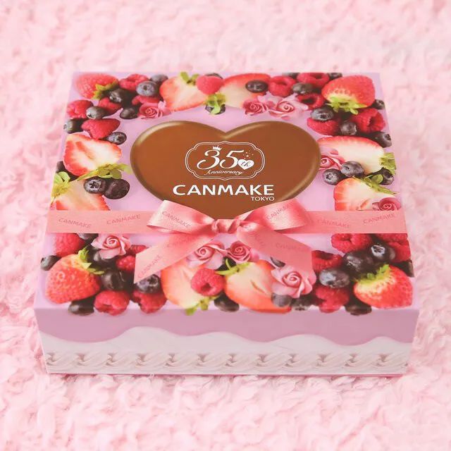 canmake限量版色号12号,canmake五色复古红