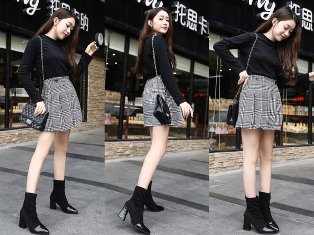 小短靴洋气又高级3厘米秋季,短靴女2022爆款洋气加厚