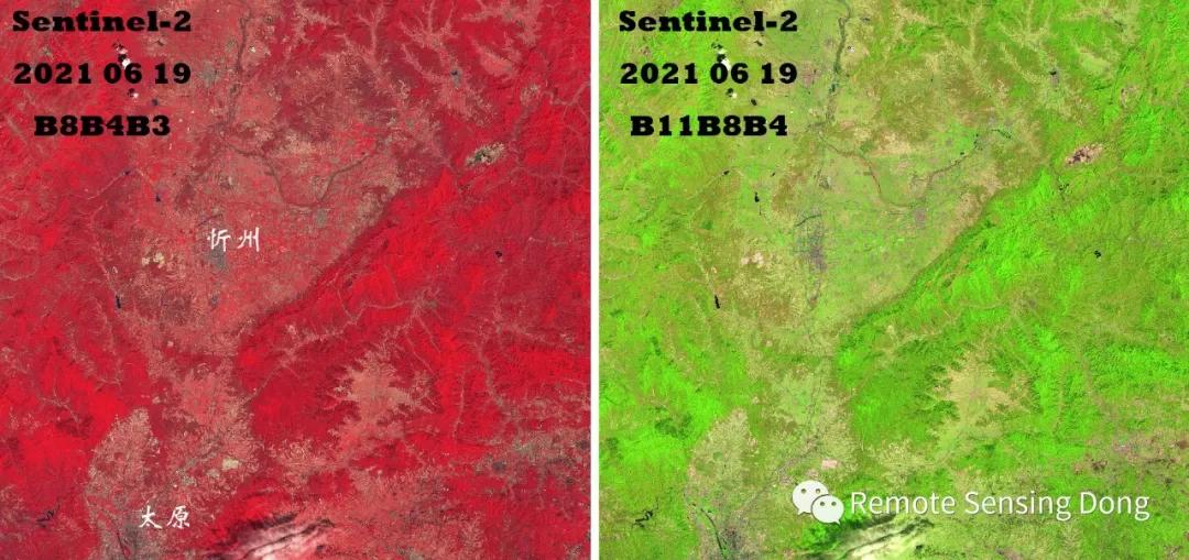 麦熟正当时Ⅴ，卫星看一山隔两季