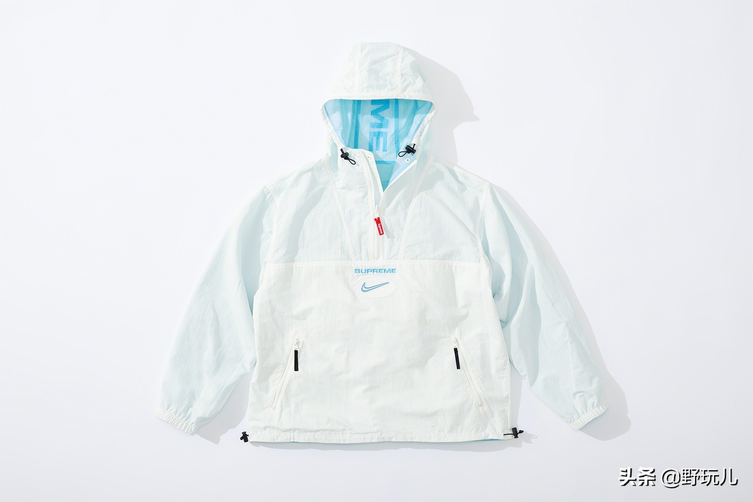 耐克supreme联名两面穿,nikexsupreme双面夹克