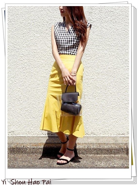 夏季格子衬衫搭配50岁,新款格子衬衫时尚潮流穿搭