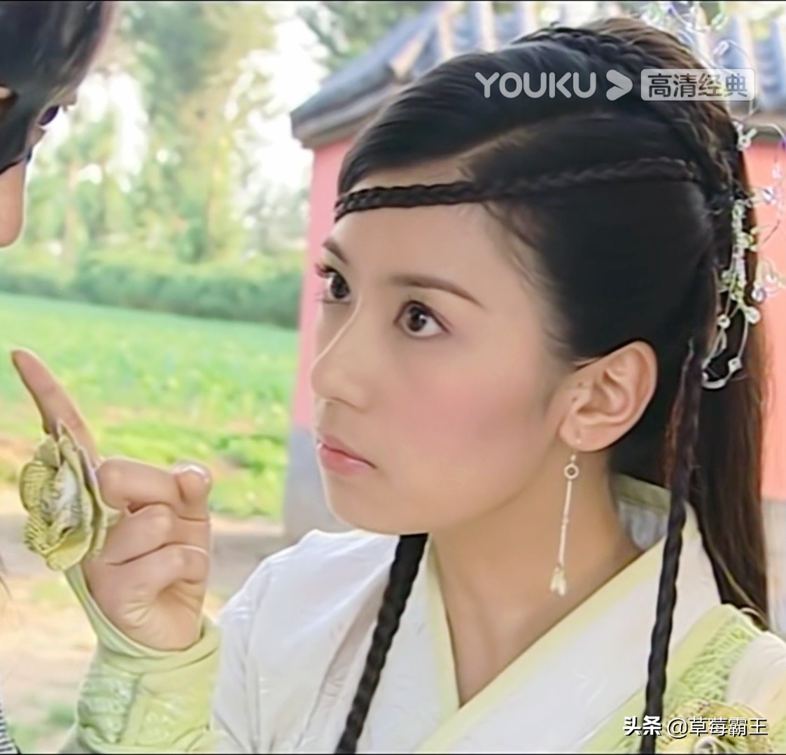 无刘海古装发型编发,古装编发齐刘海