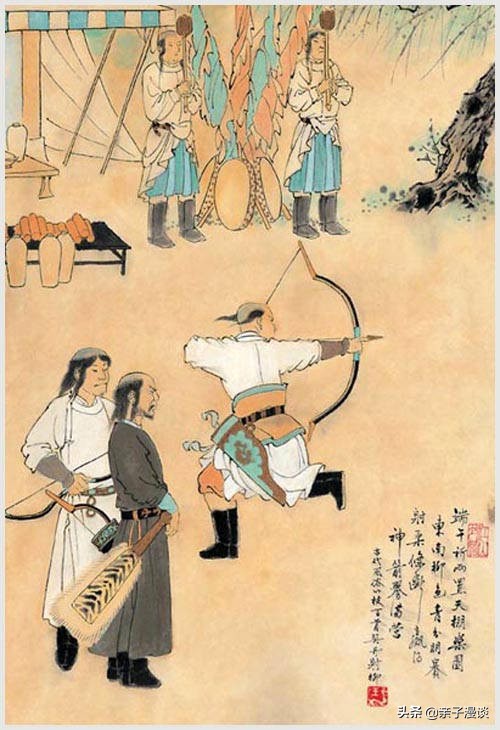 诗词丨100张风俗图，100首诗词，太美了​