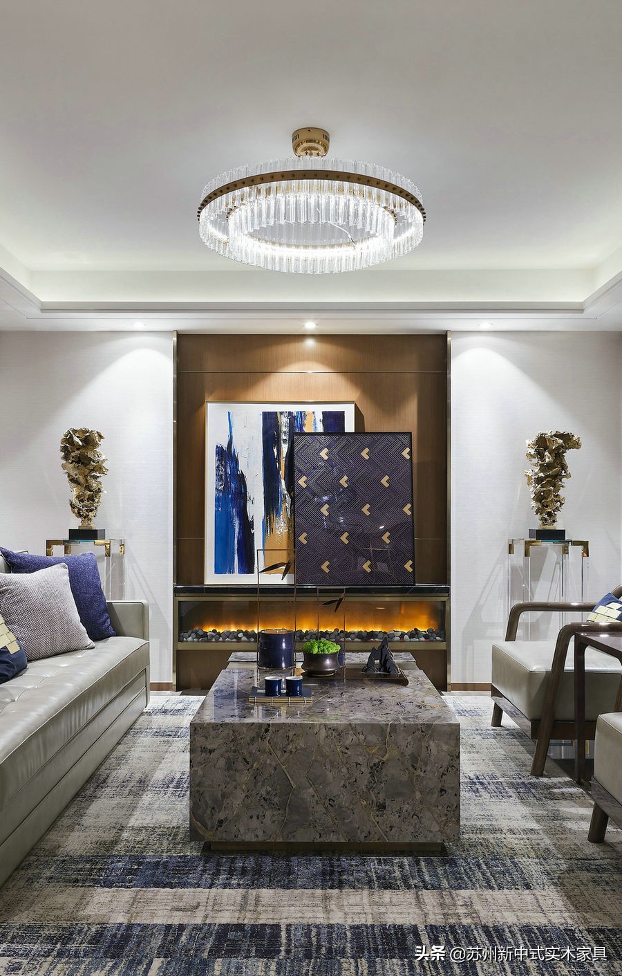 清幽雅静房子装修,杭州现代高端别墅装修设计效果图