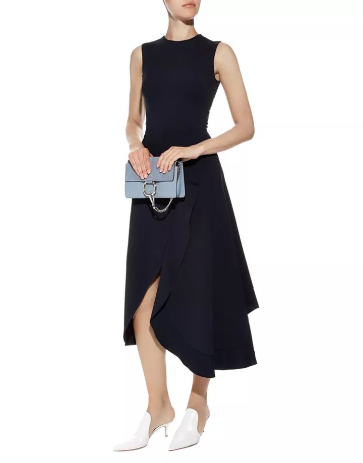 sandro连衣裙桑蚕丝,sandro18款小黑裙