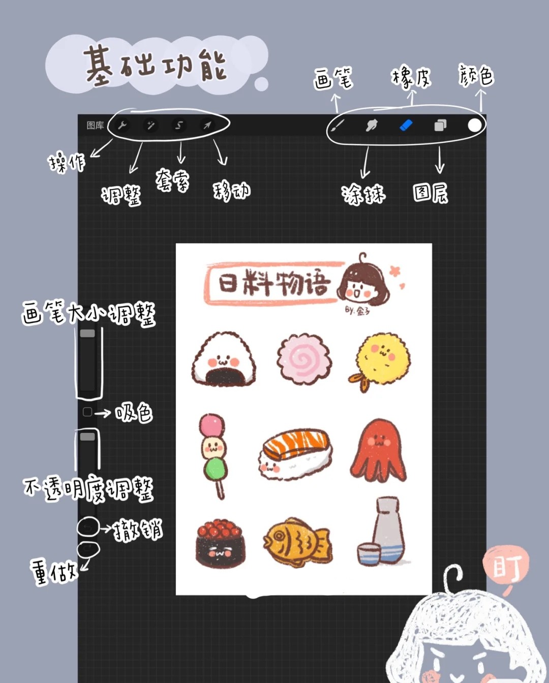 ipad绘画初学教程procreate,ipad绘画教程procreate零基础