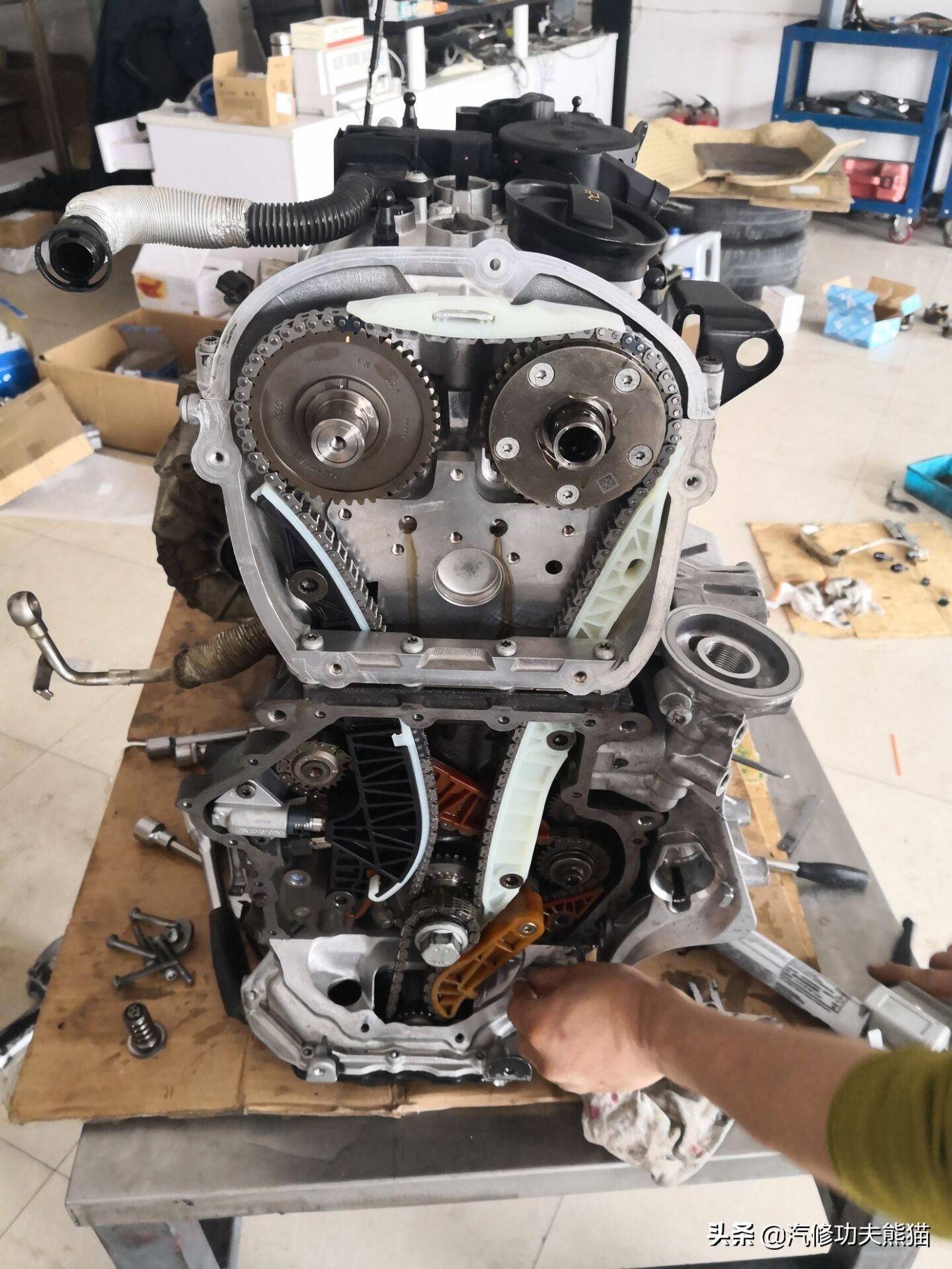 昊锐ea888二代换正时链条,昊锐ea888漏机油的地方是哪些