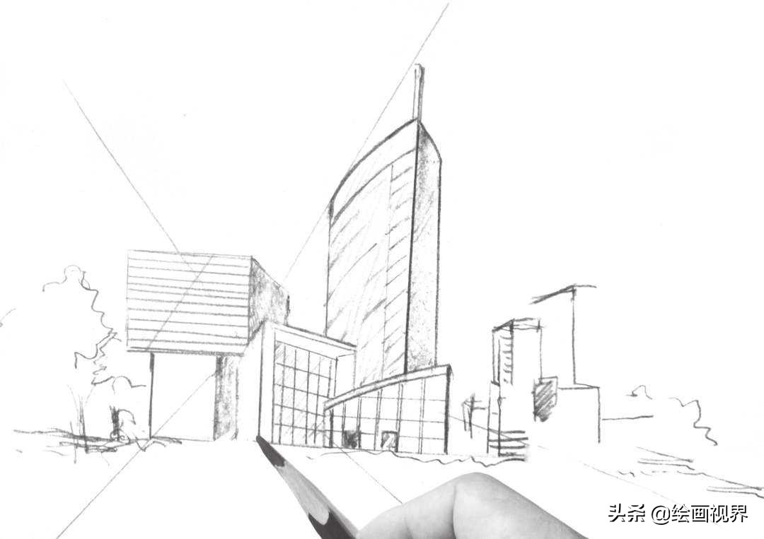 风景写生速写技巧及方法,速写风景绘画技巧和方法