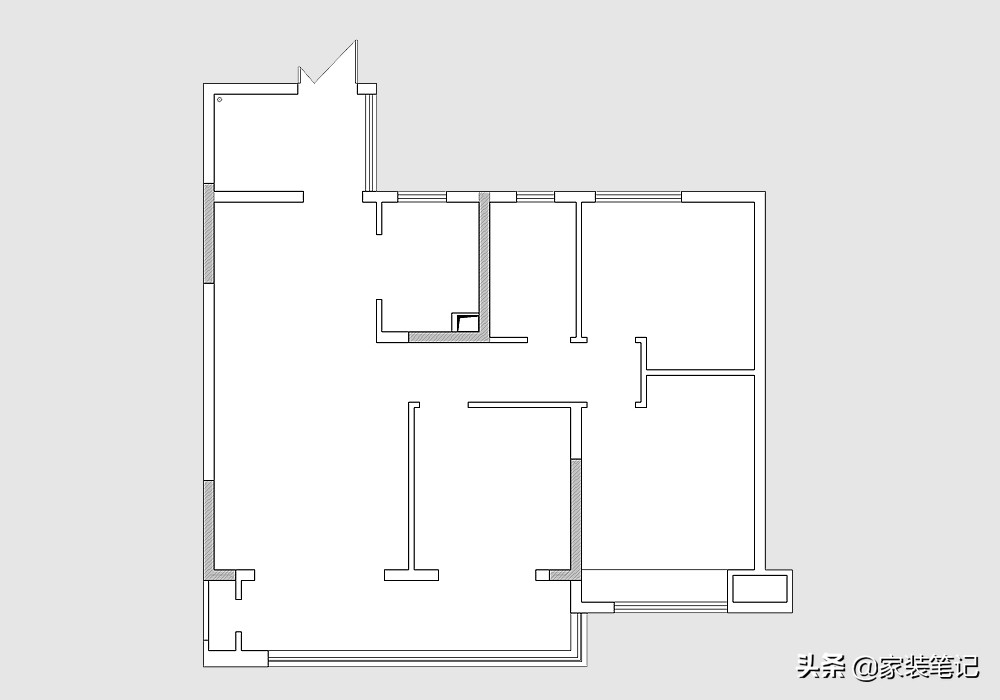 看了样板间就想买,轻奢风样板房小户型