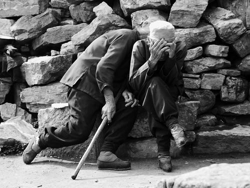 缠脚老奶，如今不再