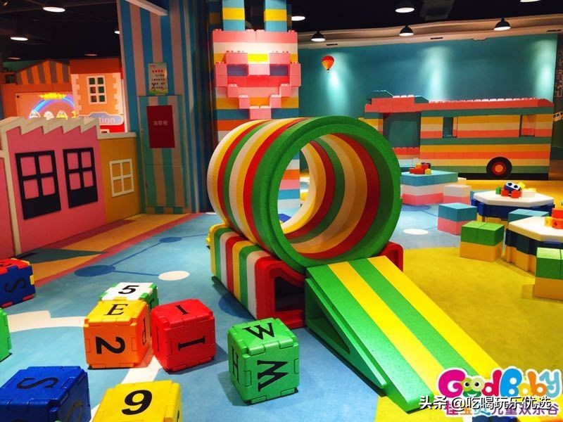 儿童积木城堡沙池乐园,淘气堡儿童益智乐园