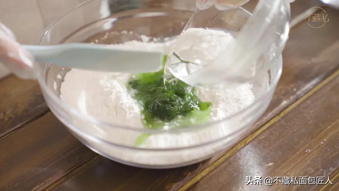 冷藏2天不变硬,柔软到拉丝的绿宝石青团外皮怎么做?