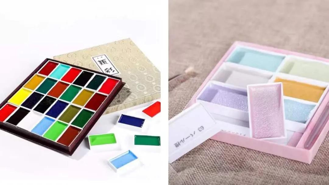 水彩画纸和画笔颜料套装推荐,水彩画如何找颜色