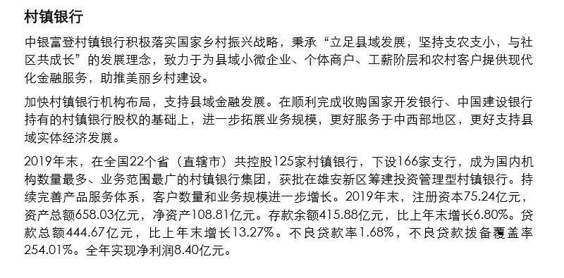 南兴福、北富登，中国银行旗下投资管理型村镇银行中银富登获批开业