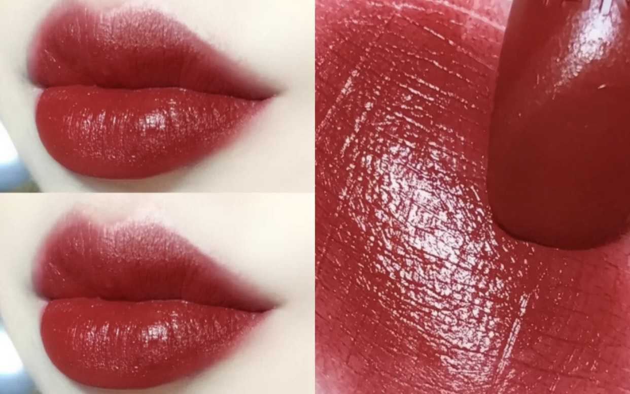 肤色黑适合什么口红纪梵希红丝绒,黄皮二白口红阿玛尼214