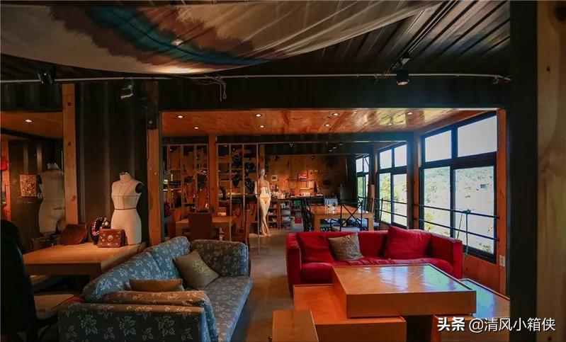 集装箱建筑可移动绝美集装箱民宿,模块化集装箱建筑海边民宿