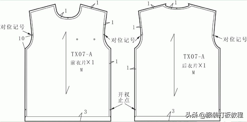 罗纹t恤衫v型领怎么做,t恤罗纹领如何算长度