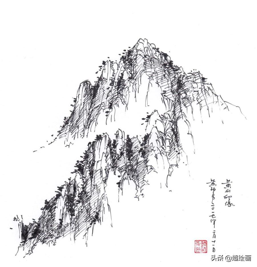 十大顶级钢笔画速写,钢笔速写100幅图片