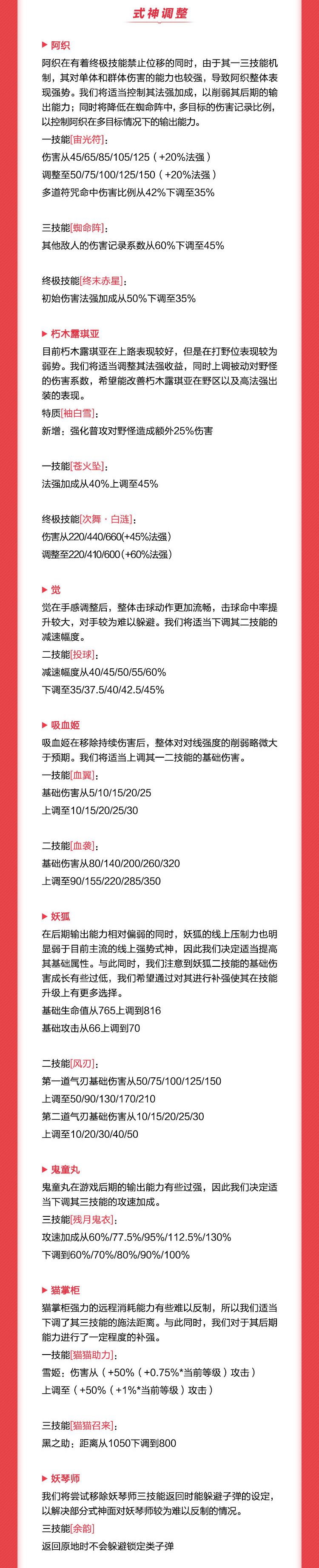 决战平安京s15赛季增强和削弱英雄,决战平安京s15什么时候开始