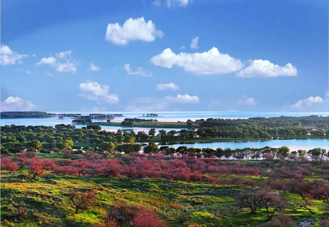 一派和谐的自然风光,一派祥和的自然风光