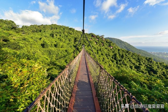 三亚亚龙湾热带雨林美景,在三亚感受亚龙湾的惬意