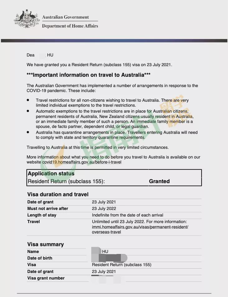 澳洲155签证,澳洲永居签证最新政策