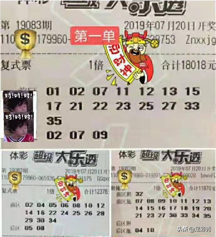 超级大乐透一等奖得主招财进宝,大乐透2020018万元晒票