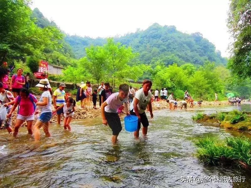 漂流捉鱼大赛,青龙溪亲子漂流