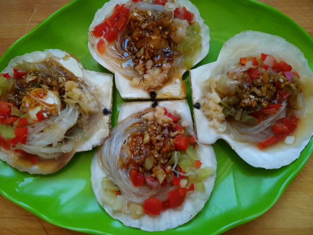 蒜蓉粉丝蒸扇贝做法扇贝怎么处理,已经蒸熟的扇贝能不能做蒜蓉扇贝