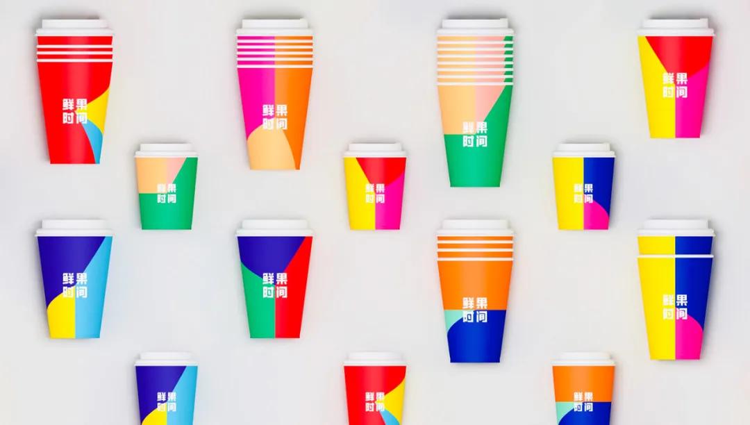 一套鲜亮艳丽的VI，鲜果时间，果然「鲜」