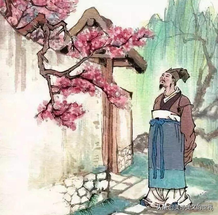 爸爸给儿解释诗“一枝红杏出墙来”，孩子似懂非懂，老师听完怒了