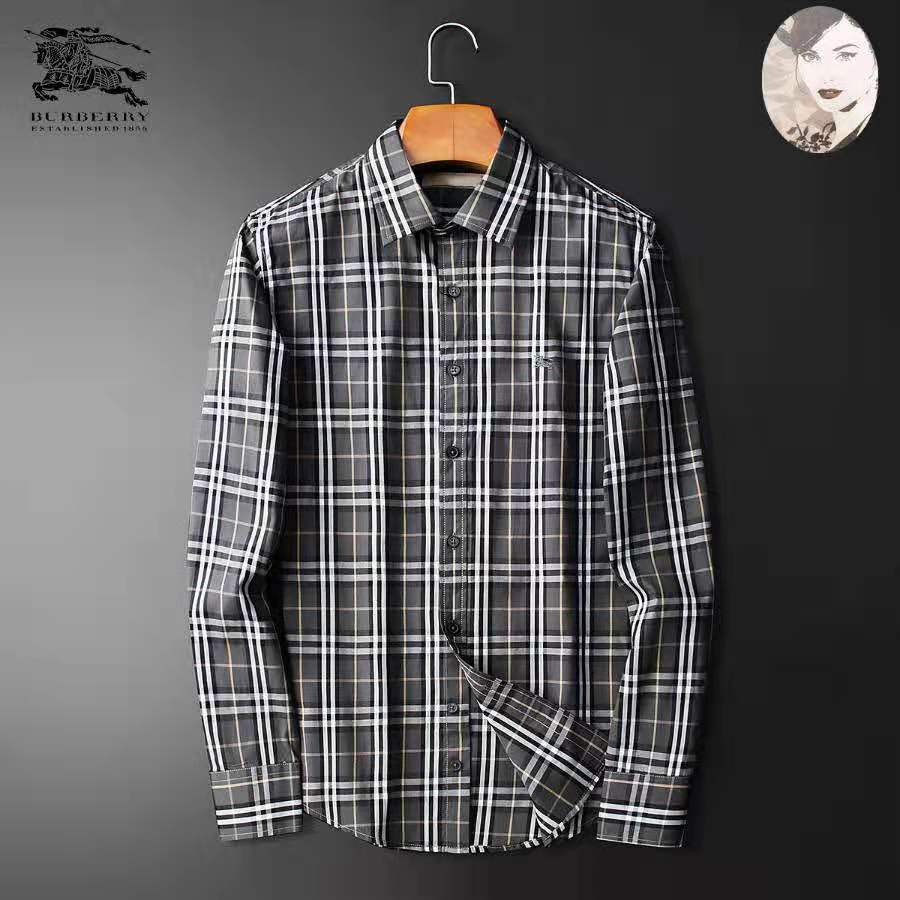 巴宝莉格子衬衫专柜最新款,巴宝莉经典格子衬衫图片