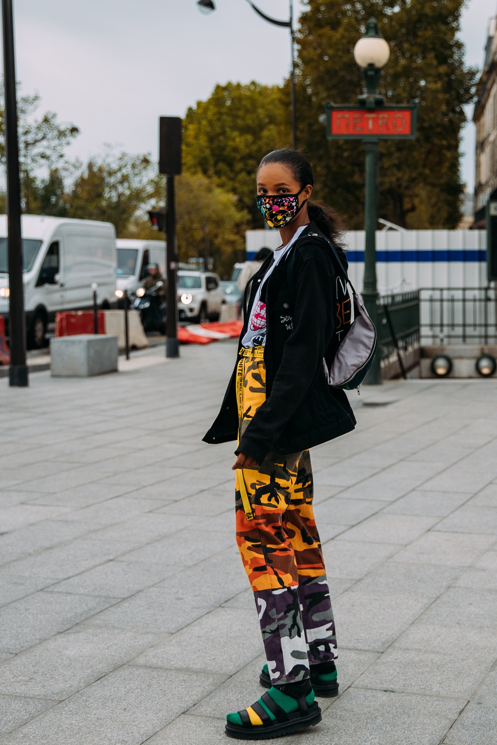 2023春夏巴黎时装周街拍特辑,2021巴黎高定时装周街拍