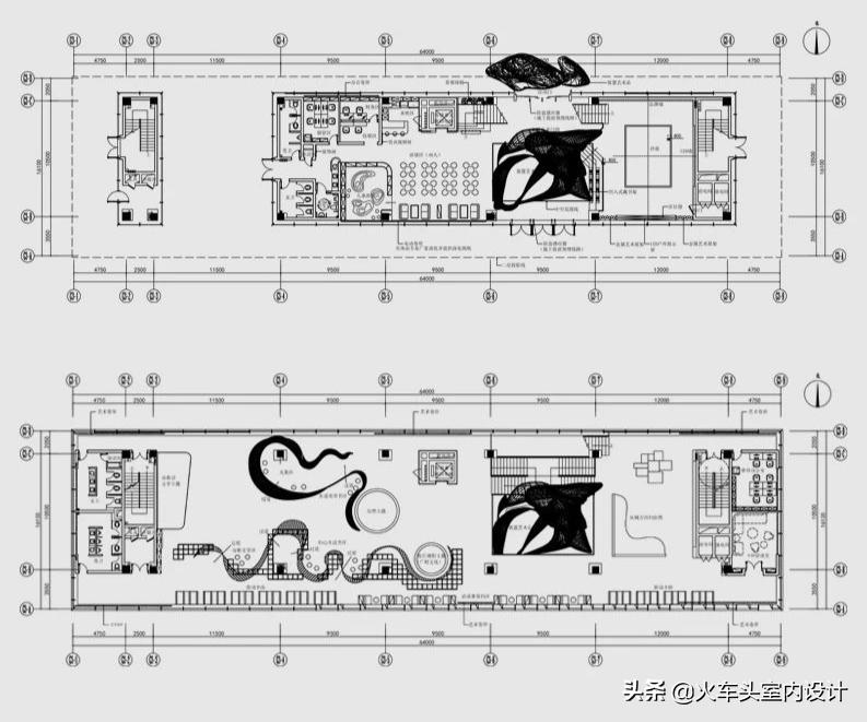 顶级售楼中心设计图,售楼部展示区设计