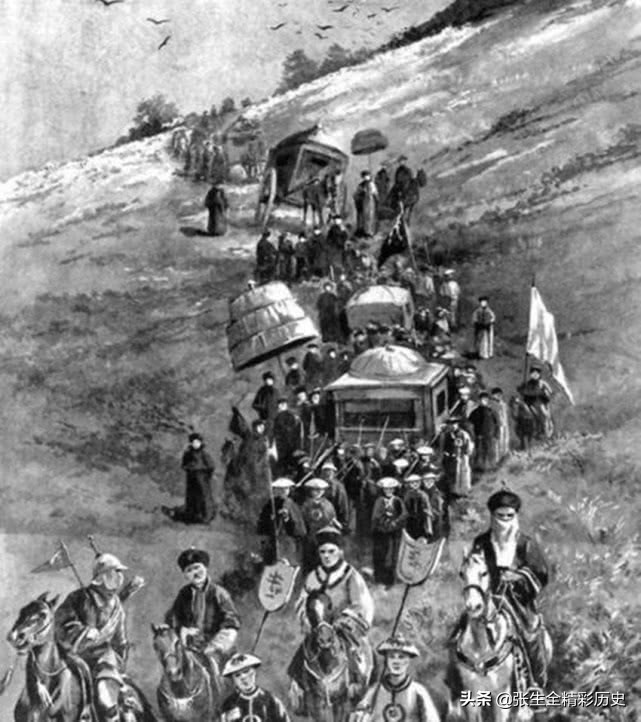 八国联军入侵后慈禧逃到哪里去了,八国联军入侵慈禧逃难带了哪些人