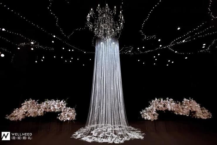 盐城扬帆星空主题婚礼,一场蓝色的梦幻星空主题婚礼