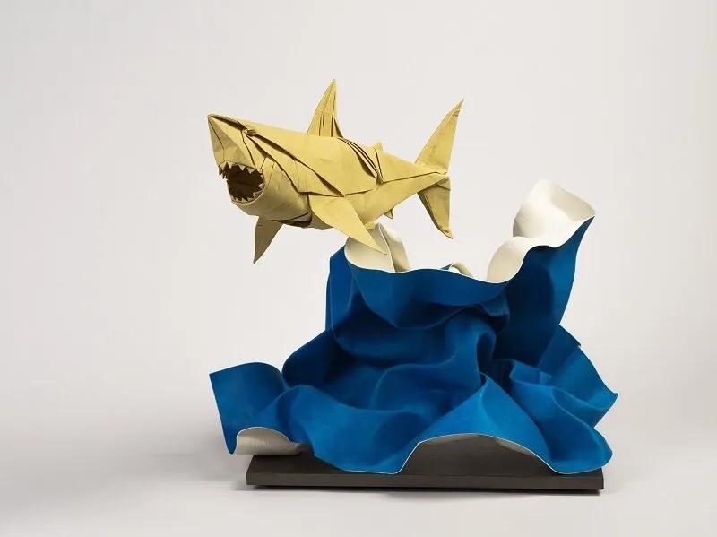 叹为观纸折纸作品,最近超火的纸手工