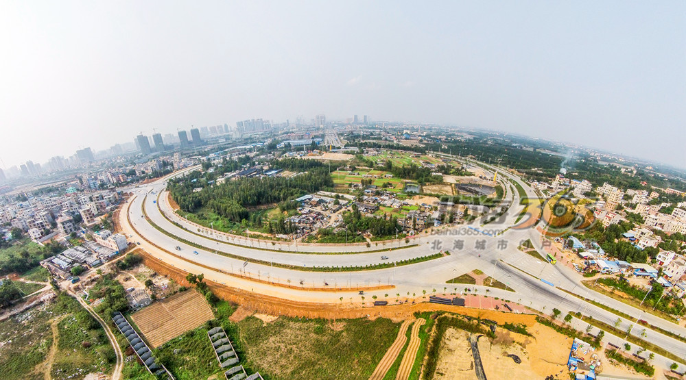 「北海往事」摄于1994的航拍图，告诉你当年的南珠广场长什么样