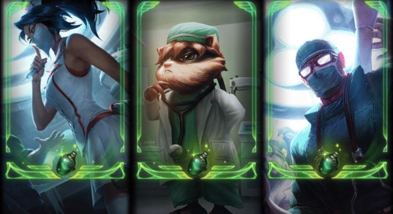 英雄联盟阿卡丽实习护士皮肤,英雄联盟水晶玫瑰阿卡丽特效