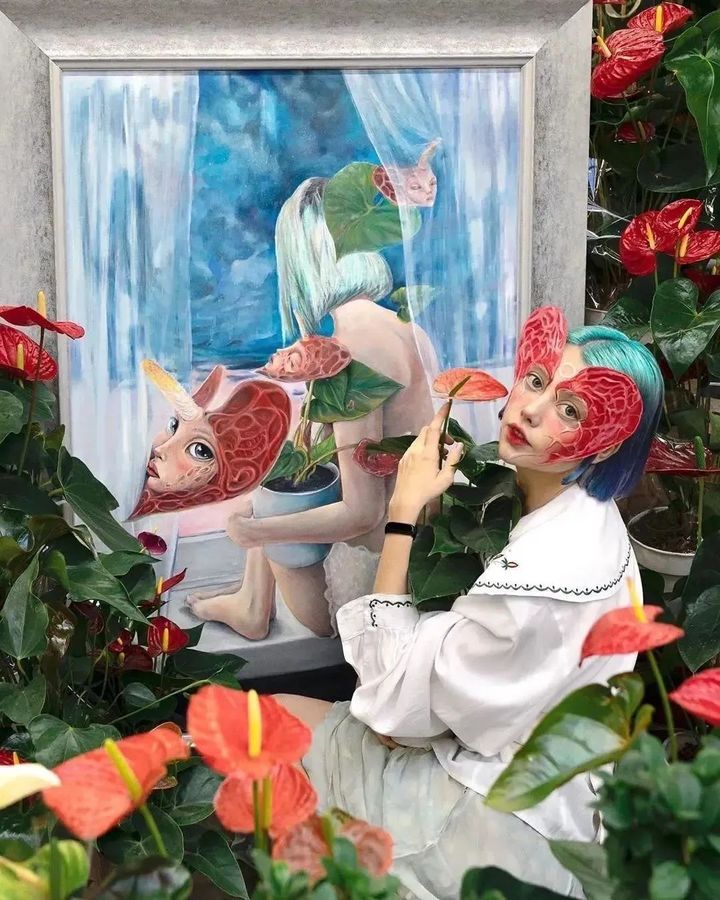 俄罗斯ellensheidlin的创意世界如鬼马精灵本马