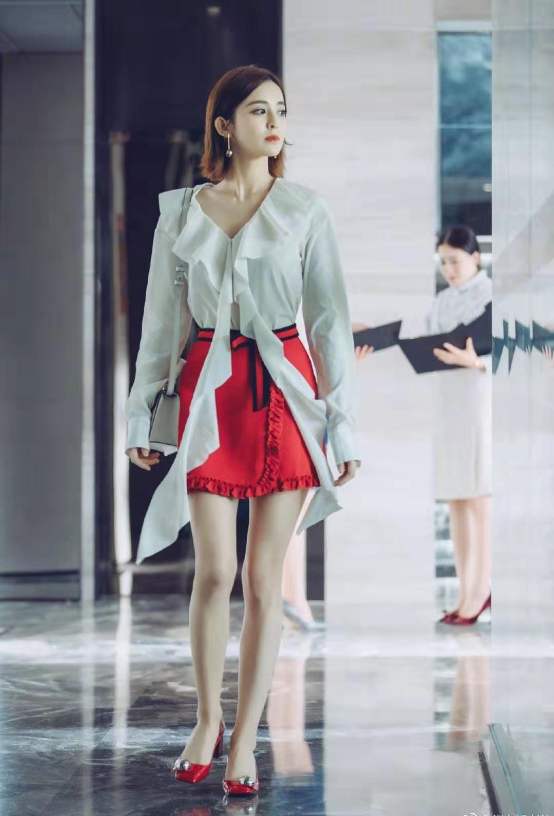 职场穿搭古力娜扎,娜扎换装全过程