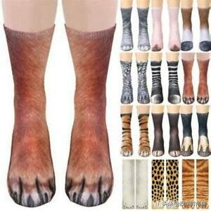 五种式样的袜子各7双,袜子大全500种