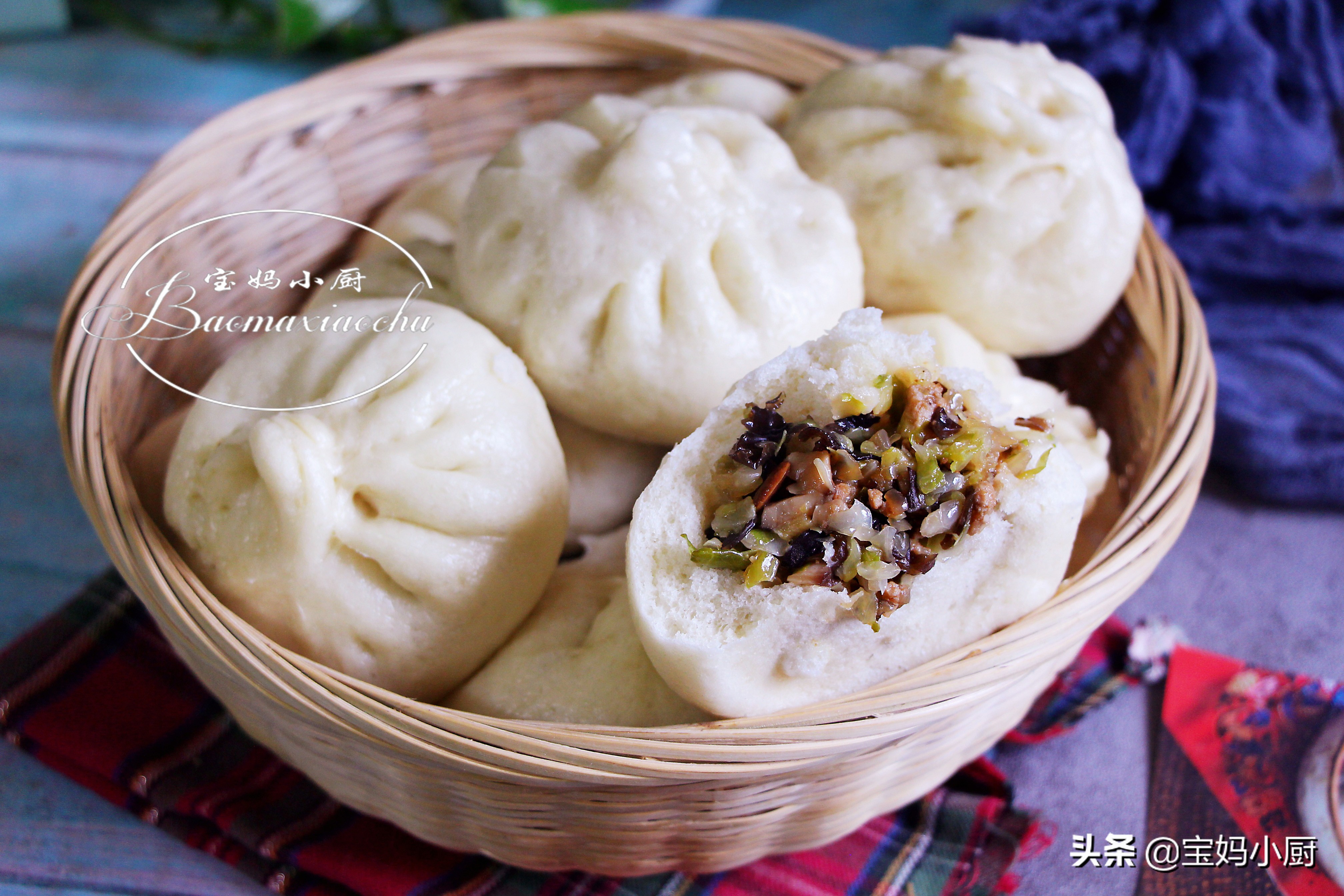 包子馅咋调好吃？老妈用了几十年的调馅法，放啥菜都香，一次成功